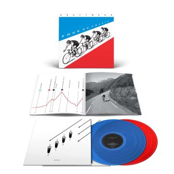 Kraftwerk: Tour De France (2009 remastered, Translucent Blue and Red Vinyl)